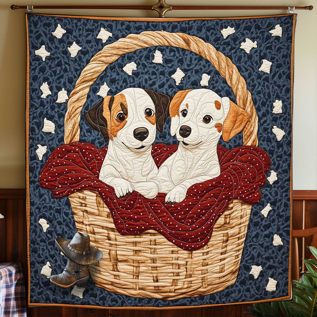 Adorable Beagle Basket Quilt Blanket Unique Throw Blanket Gift Ideas For Dog Lovers