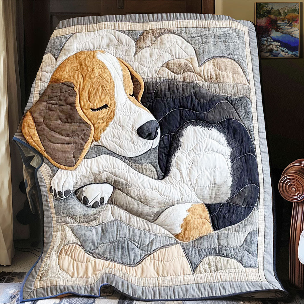 Adorable Beagle Quilt Blanket Great Gifts For Dog Lovers