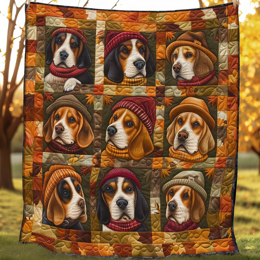 Adorable Beagles Quilt Blanket Patriotic Gifts For Men